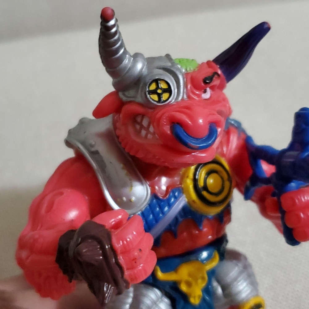 ⭐️VINTAGE⭐️TMNT 1991 Groundchuck with Guns - Picture 2 of 13